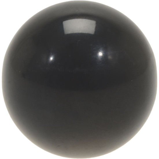 KNOB ROUND BLACK PL 40 M8 ELESA