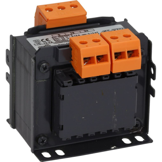 TRANSFORMER 0-230-400V/0-12-24V 75VA TRANSFORMER 0-230-400V/0-12-24V 75VA