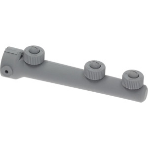 RINSE ARM WITH NOZZLES AND RING NUTS