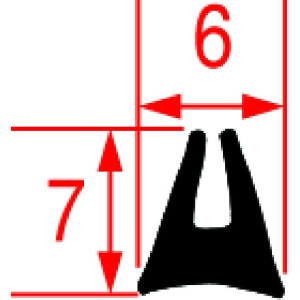 GASKET FOR OVEN GLASS