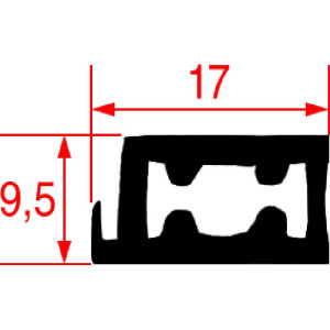 GASKET FOR OVEN GLASS