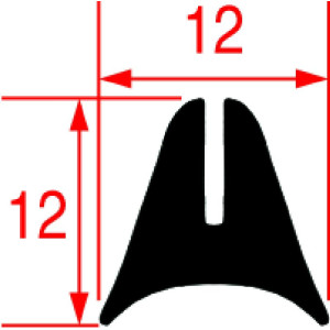 GASKET FOR OVEN GLASS 2400 mm