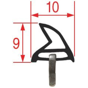 OVEN DOOR GASKET 300x260 mm