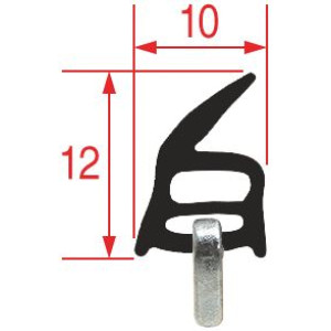OVEN DOOR GASKET 550x320 mm
