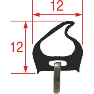 GASKET FOR OVEN DOOR  510x410 mm