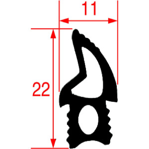 GASKET FOR OVEN DOOR 1260 mm
