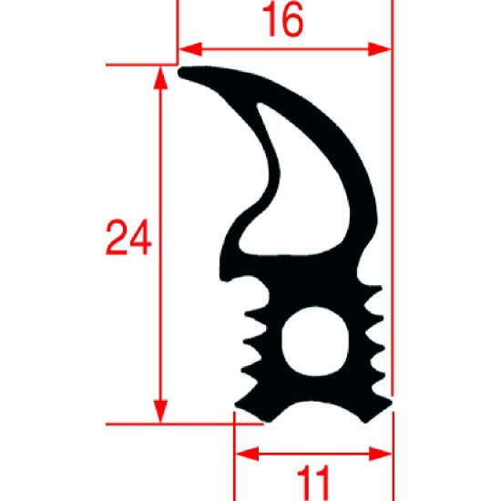 GASKET FOR OVEN DOOR 625x560 mm GASKET FOR OVEN DOOR 625x560 mm