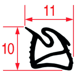 GASKET CONTROL PANEL 720x305 mm