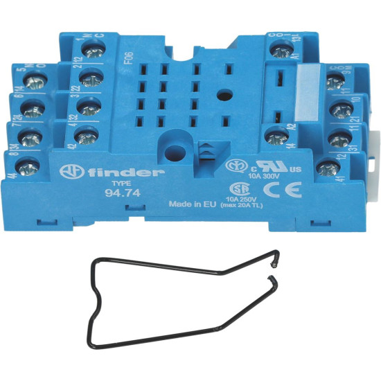 SOCKET WITH TERMINAL BLOCK FINDER 94.74