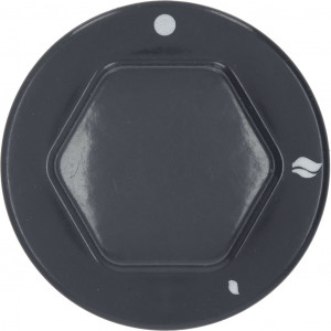 KNOB BLACK ϕ 70 mm SILK-SCREEN PRINTED