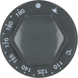 KNOB BLACK ϕ 70 mm 110-190°C