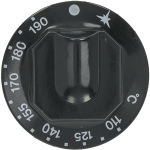 KNOB BLACK ϕ 70 mm 110-190°C