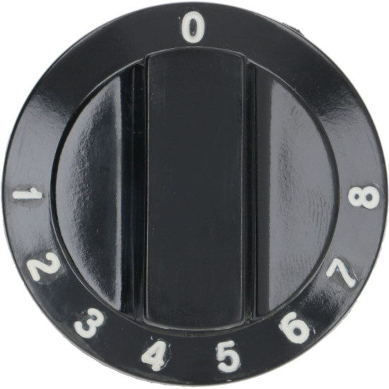 KNOB BLACK ϕ 50 mm 1-2-3-4-5-6-7-8