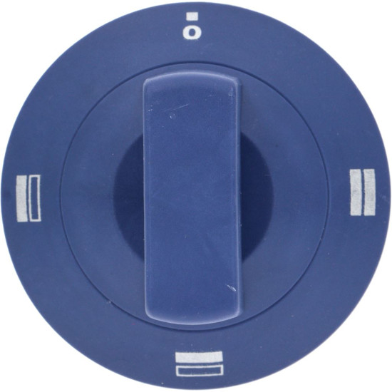 KNOB BLUE ϕ 60 mm SILK-SCREEN PRINTED KNOB BLUE ϕ 60 mm SILK-SCREEN PRINTED