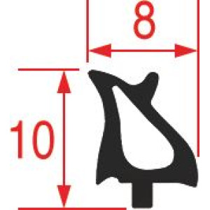 GASKET FOR OVEN DOOR 400x310 mm