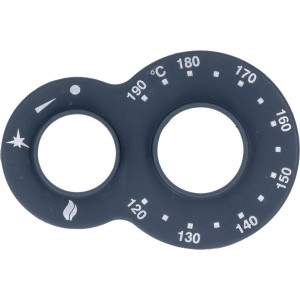 RING NUT BLACK FOR KNOB 120-190°C