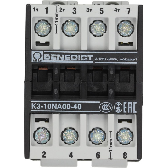 CONTACTOR BENEDIKT/JAGER K3-10NA00-40 CONTACTOR BENEDIKT/JAGER K3-10NA00-40