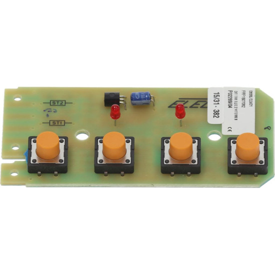 PC BOARD 4 BUTTONS 82x40 mm