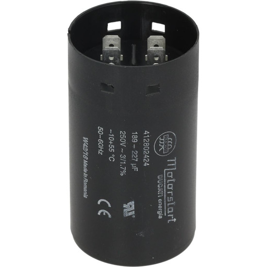 CAPACITOR µF 189/227 250V 50/60Hz CAPACITOR µF 189/227 250V 50/60Hz