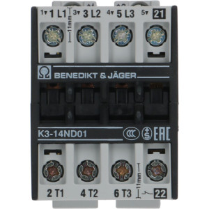 CONTACTOR BENEDIKT/JAGER K3-14ND01
