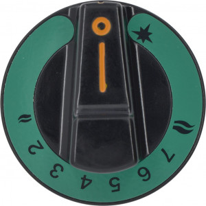 BLACK KNOB-VERDE ϕ 75 mm 2-3-4-5-6-7