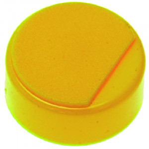 BUTTON ROUND YELLOW ϕ 23 mm