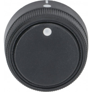 BLACK KNOB ϕ 39 mm SCREEN PRINTING