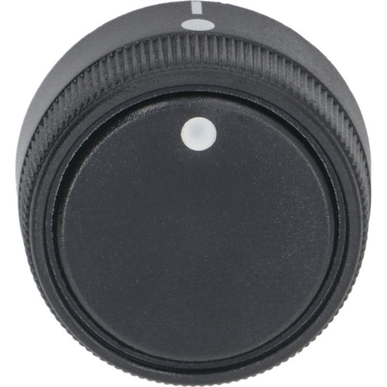 BLACK KNOB ϕ 39 mm SCREEN PRINTING
