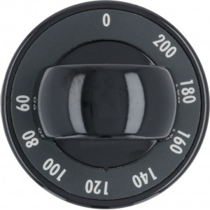 KNOB BLACK ϕ 70 mm 60-200°C