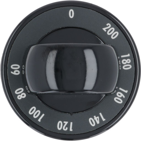KNOB BLACK ϕ 70 mm 60-200°C KNOB BLACK ϕ 70 mm 60-200°C