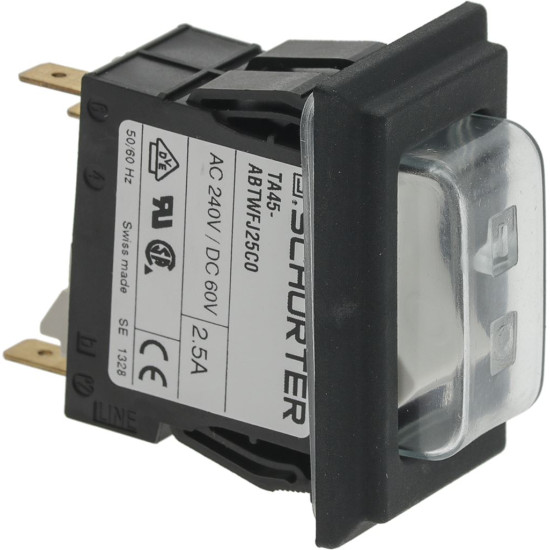PUSH-BUTTON 2-POLE WHITE 2.5A 240V PUSH-BUTTON 2-POLE WHITE 2.5A 240V