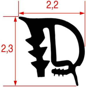 GASKET FOR OVEN DOOR 520x470 mm