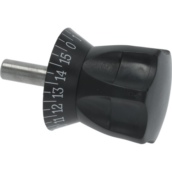 ADJUSTABLE KNOB BLACK ϕ 12x96 mm ADJUSTABLE KNOB BLACK ϕ 12x96 mm