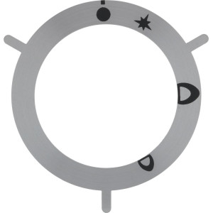 SELF-ADHESIVE DISC WITH PILOT SYMBOL