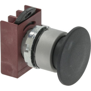 MUSHROOM PUSH-BUTTON BLACK CEMA