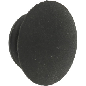 PUSH-BUTTON BLACK RUBBER ϕ 24x14 mm