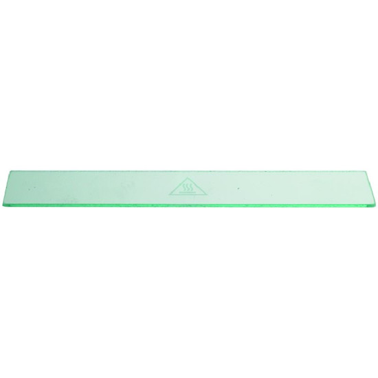 GLASS FOR OVEN DOOR 525x96x6 mm