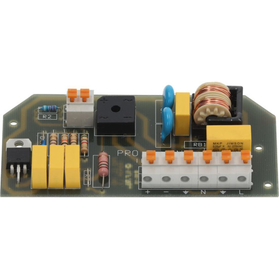 BOARD WITH INTERF.SUPPR.FILTER 110x57 mm BOARD WITH INTERF.SUPPR.FILTER 110x57 mm