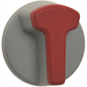 KNOB GREY-RED ϕ 59 mm