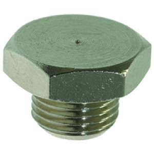 CAP CHROME-PLATED BRASS 1/8