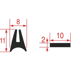 REAR GASKET FOR OVEN GLASS KIT
