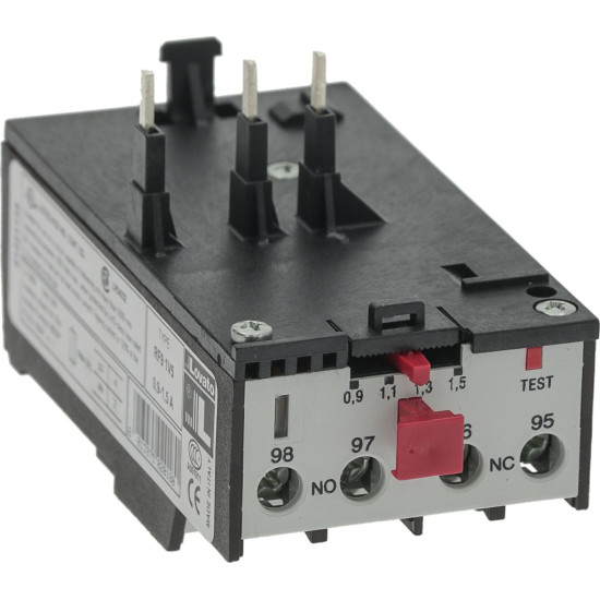 THERMAL RELAY LOVATO 0,9-1,5 A THERMAL RELAY LOVATO 0,9-1,5 A