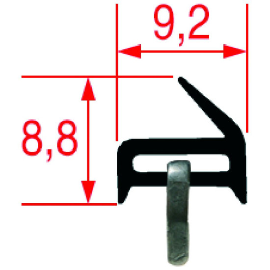 GASKET FOR OVEN DOOR 1040x340 mm GASKET FOR OVEN DOOR 1040x340 mm