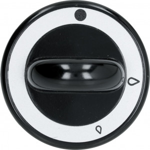 KNOB BLACK ϕ 62 mm SILK-SCREEN PRINTED