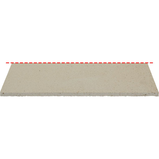 REFRACTORY STONE 350x322x15 mm