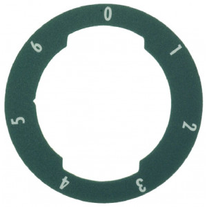 SELF-ADHESIVE DISC BLACK 0-1-2-3-4-5-6