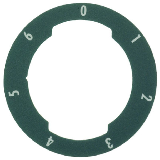 SELF-ADHESIVE DISC BLACK 0-1-2-3-4-5-6 SELF-ADHESIVE DISC BLACK 0-1-2-3-4-5-6