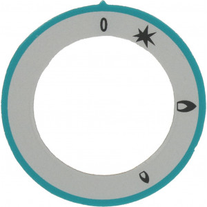 SELF-ADHESIVE DISC WITH PILOT SYMBOL