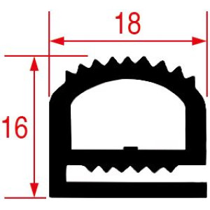 DOOR GASKET 1230x630 mm