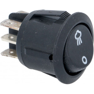 SWITCH THREE-POLE BLACK 10A 250V